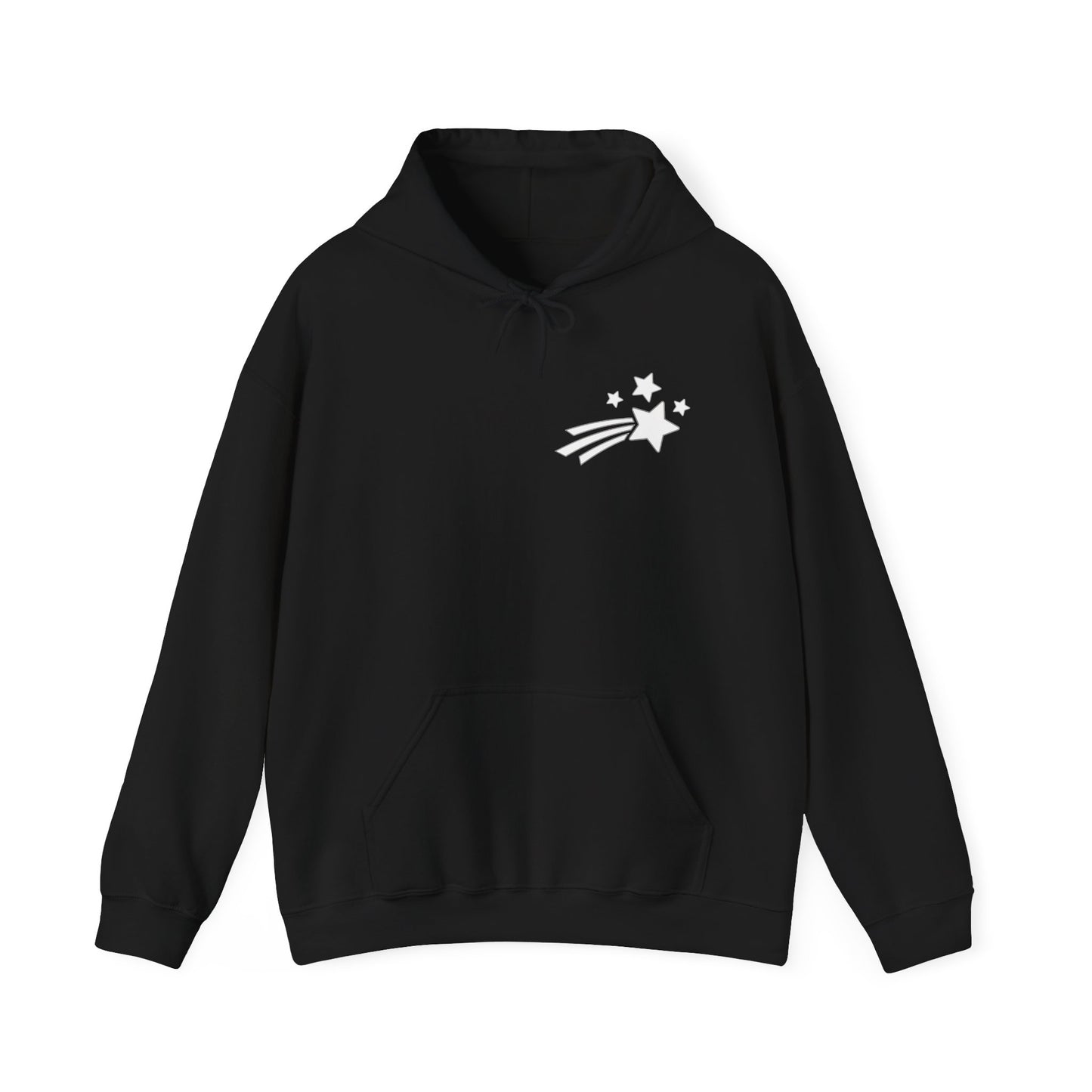 Shooting Star Logo Hoodie with Nuvex Star Graphic
